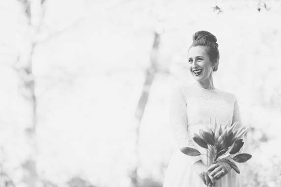 Bride in Black and White