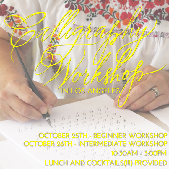 October calligraphy workshop