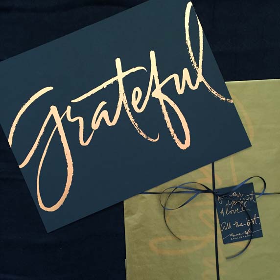 Grateful print