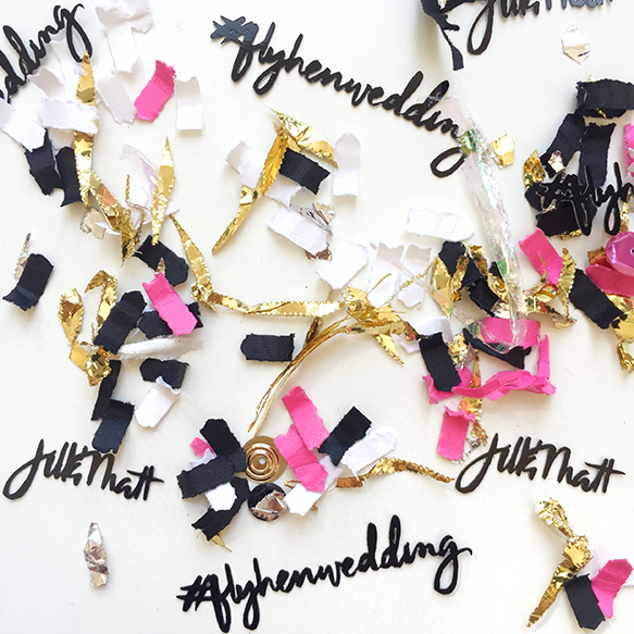 Confetti New Years Invitation