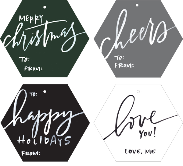 printable gift tags