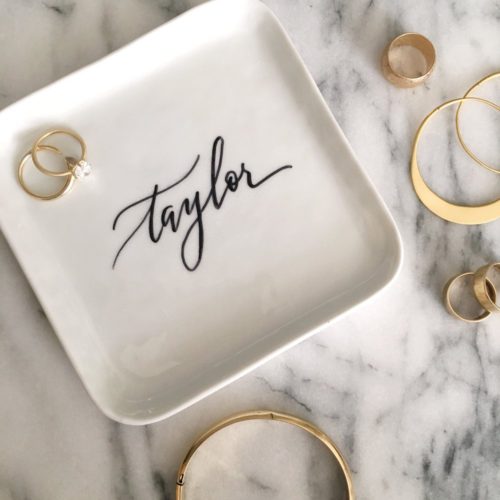 Custom Jewelry Trays Anne Robin Los Angeles Calligrapher
