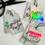 Holo gift tags