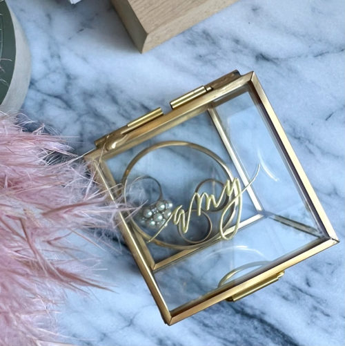 custom glass box